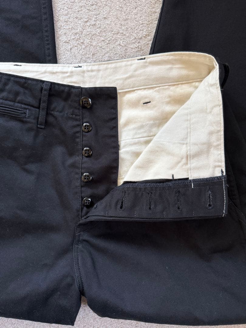 美品 フルカウント チノパン 1218 黒 W32 - メルカリ