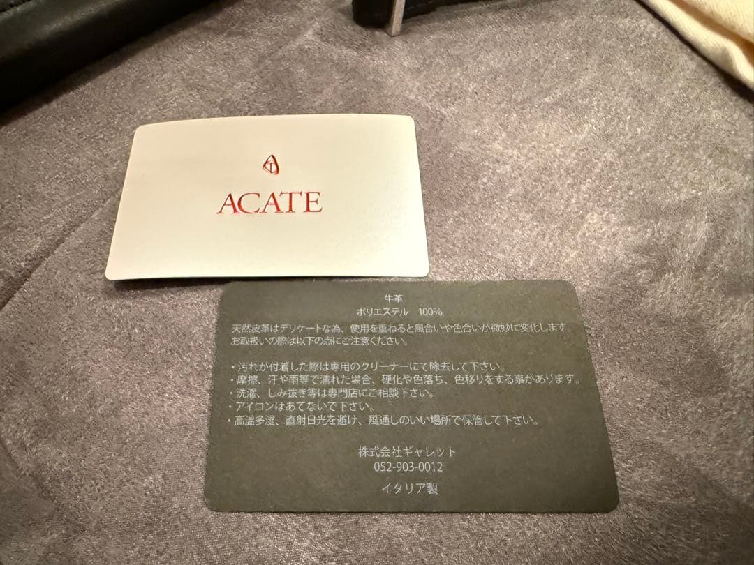 ACATE × cuervo bopoha “GHIBLI” Box Calf