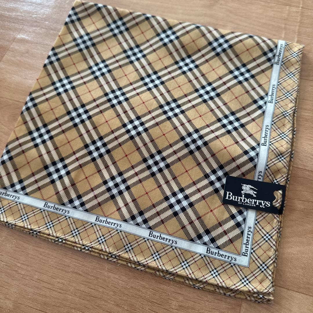 Burberrys チェック柄 ハンカチ - メルカリ