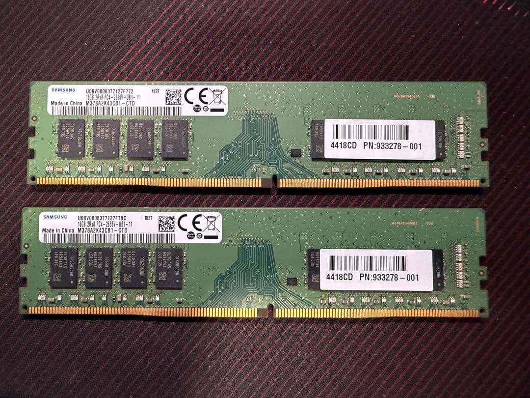 Samsung DDR4 メモリ 2666MHz 16GB 2枚セット 32GB 楽天市場】samsung ddr4 2666 16gの通販