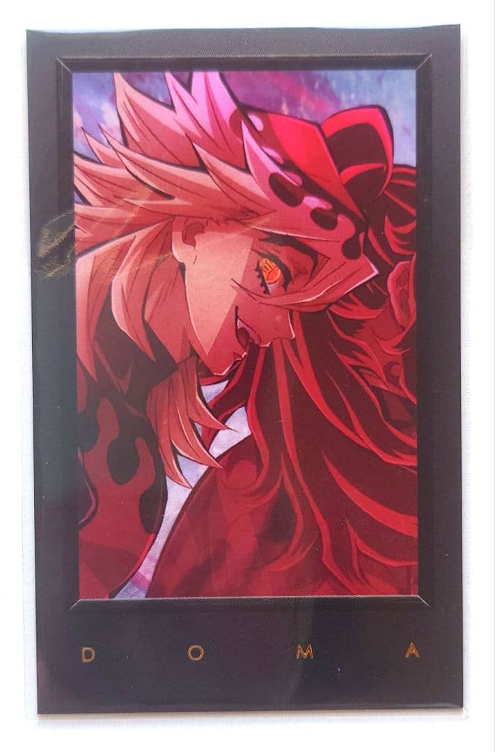 鬼滅の刃 童磨 ダイニング 箔押し チェキ風ブロマイド お楽しみくじ