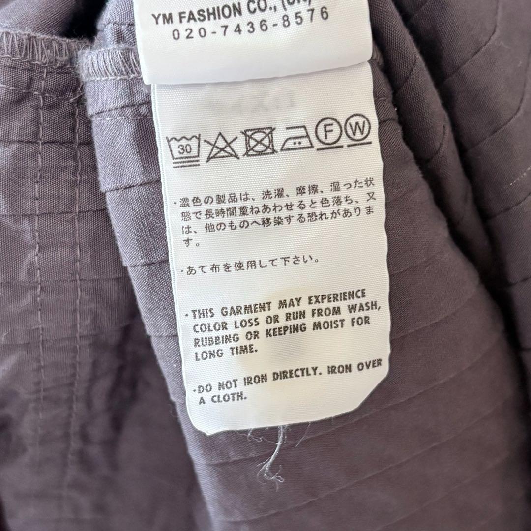 ヤッコマリカルド 美品 100%コットン Aライン プリーツジャケット