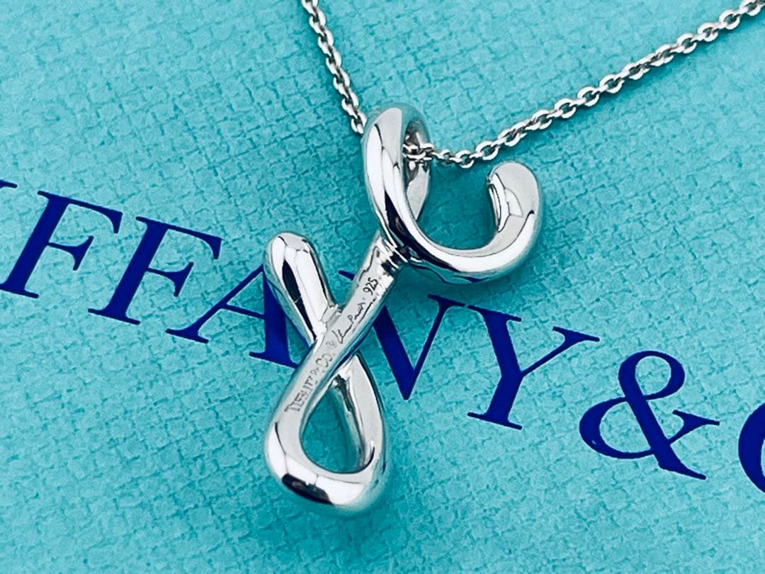 d025 美品 ティファニー アルファベット「n」イニシャル「N