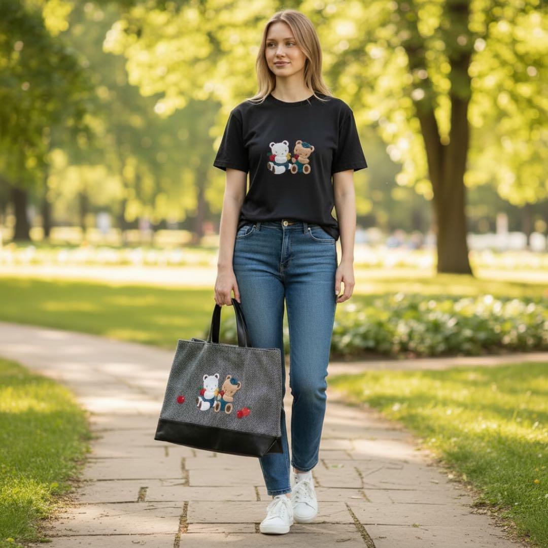 ファミリア/2022/ファミリアショー/限定品/トートバッグ/ヘリンボーン