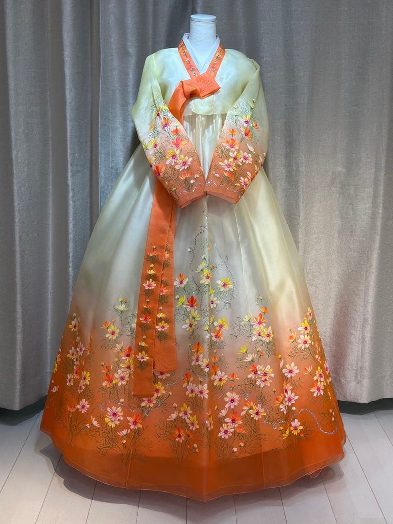 韓服　身長160センチ　送料込 i-s7c7-お色直し用チマチョゴリ-サイズ-身長156～166cmバスト79～89cm