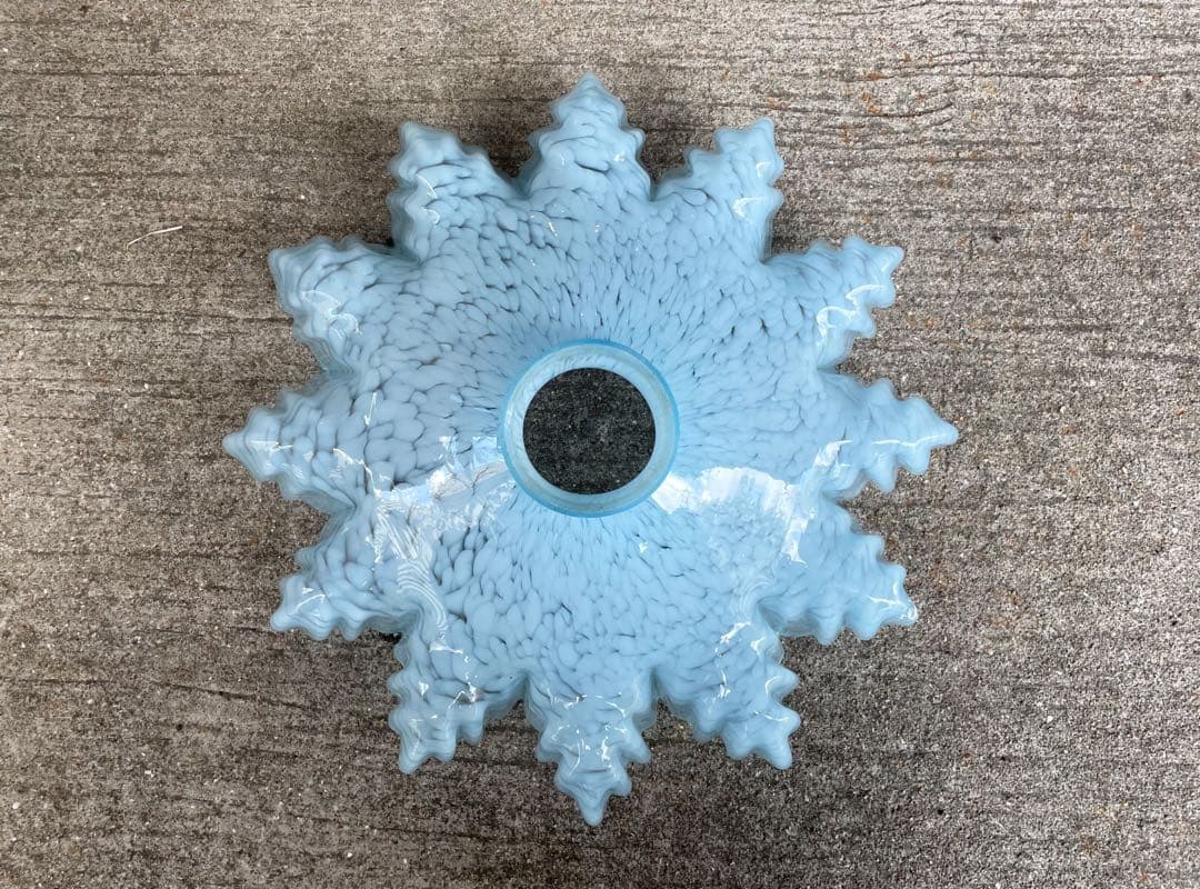 94. 40's フランスアンティーク 古民家 ガラスシェードペンダント