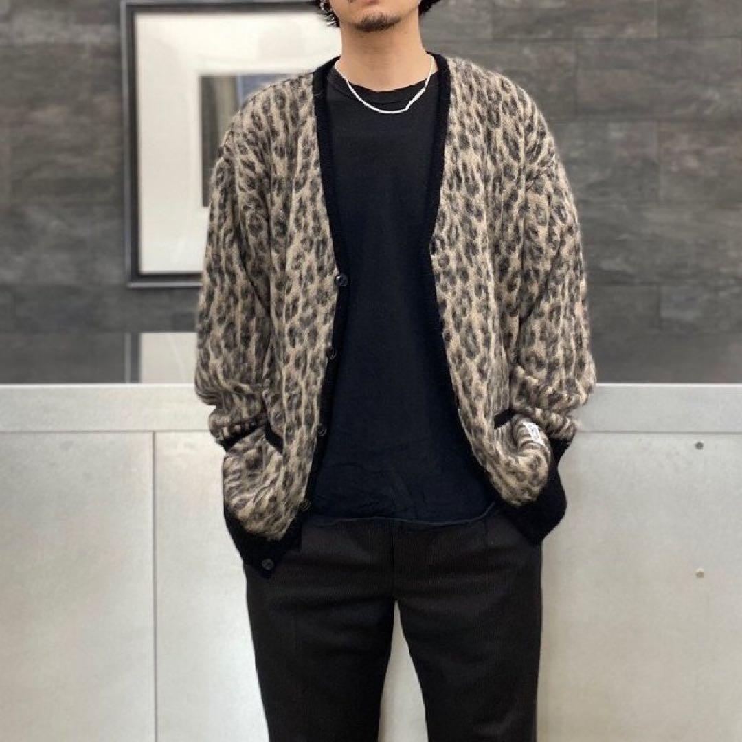 WACKO MARIA ワコマリア 22AW レオパード モヘアカーディガン - メルカリ