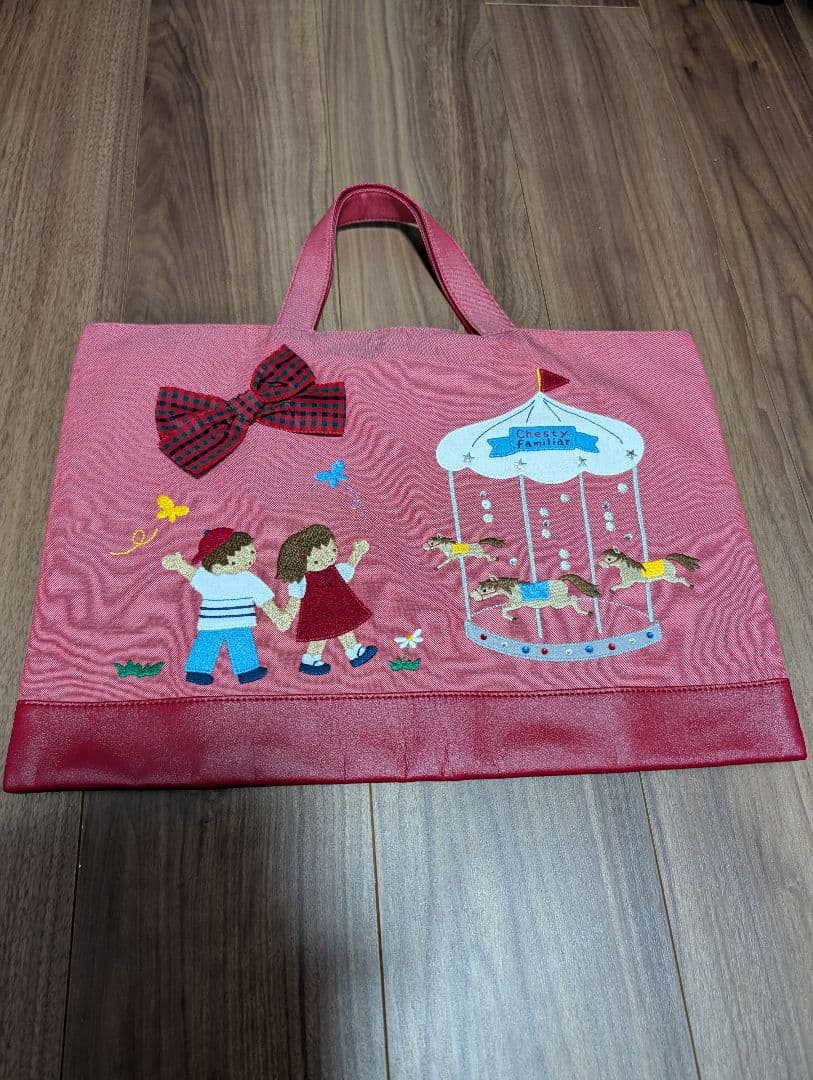 ☆新品未開封☆ ファミリア 赤デニムバッグ チェスティ Chesty - メルカリ