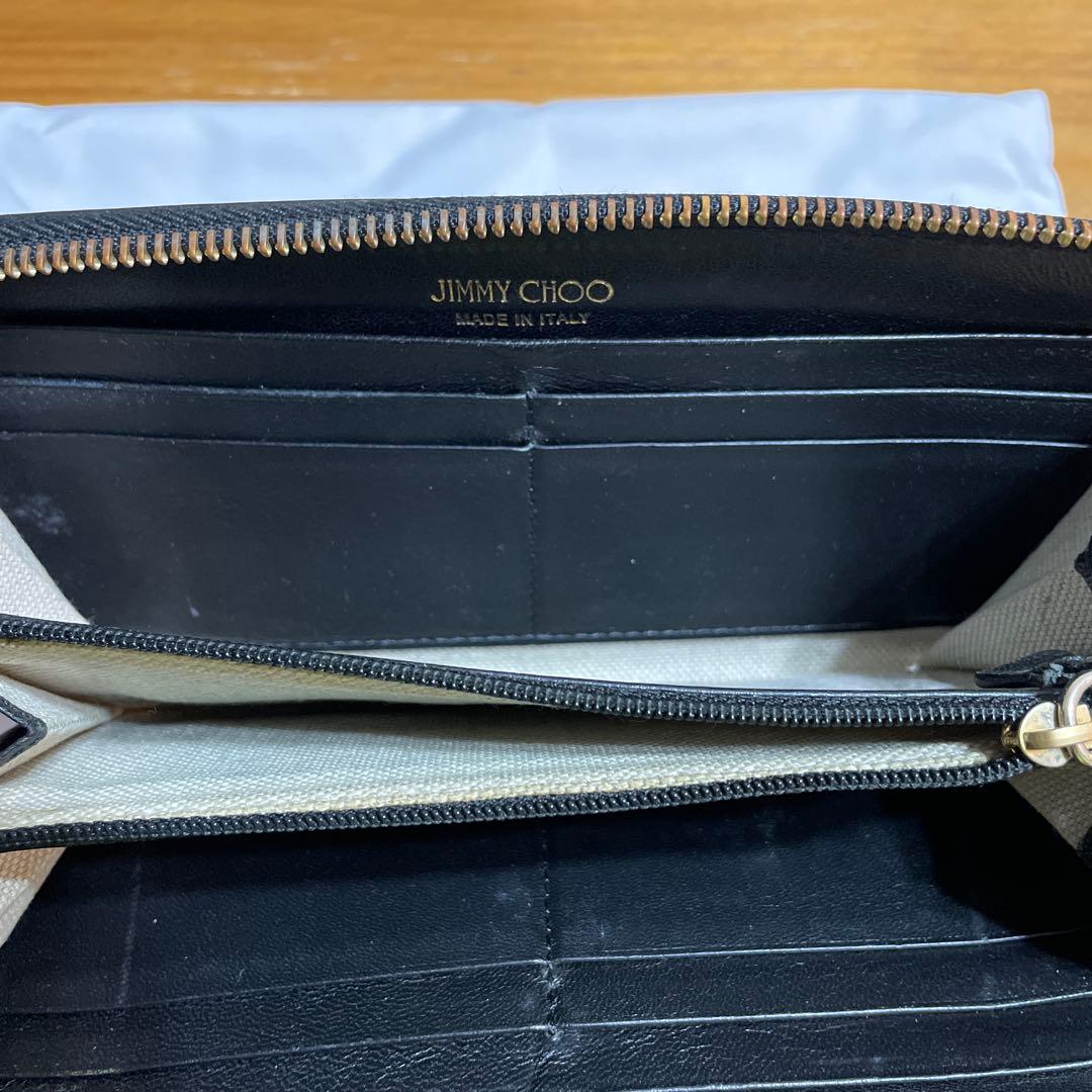 JIMMY CHOO ブラック 長財布 星型エンボス - メルカリ
