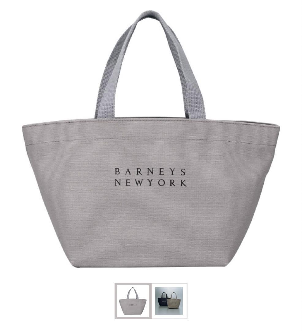 新品未開封 バーニーズニューヨーク キャンバストートバッグ グレー