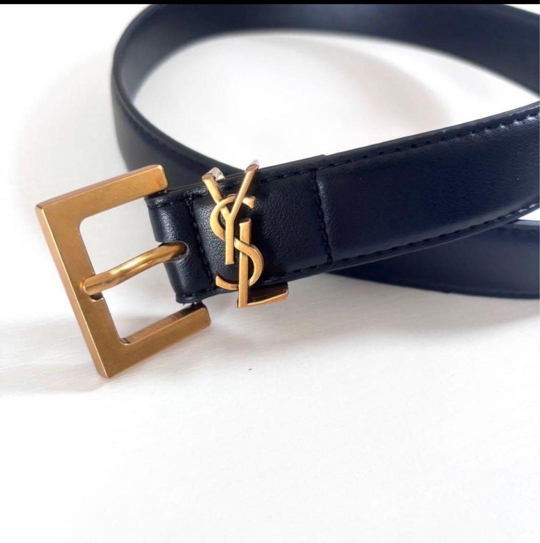 SAINT LAURENT サンローラン　黒 レザー ベルト 楽天市場】SAINT LAURENT サンローラン ベルト 619783 1SR0W