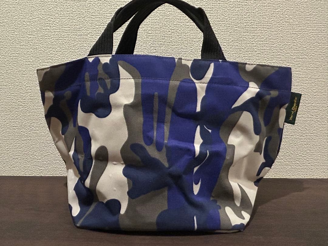 【お買い得】エルベシャプリエ 迷彩柄トートバッグ フランス製 エルベシャプリエ Herve Chapelier 707Wカモフラージュ(コーデュラ舟型