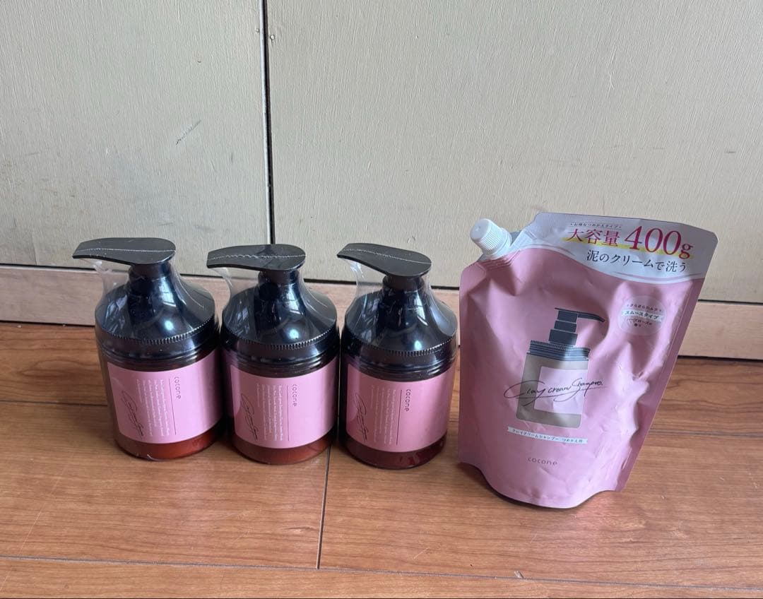 coconeクレイクリームシャンプー スムース4点セット coconeクリームシャンプースムース 詰め替え | マツキヨココカラ