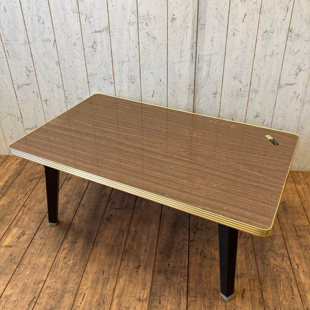 昭和レトロ デコラ 折りたたみ式 ミニ ちゃぶ台 座卓 サイドテーブル