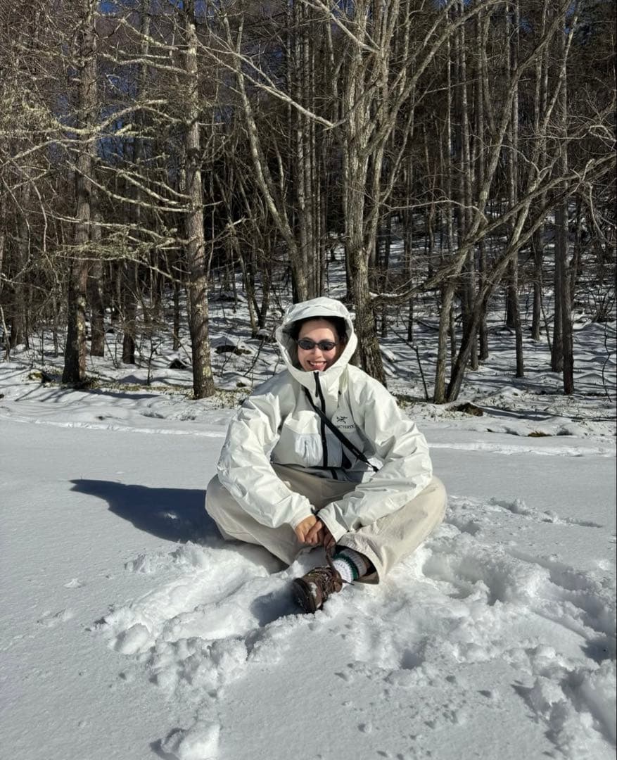 新品限定 田中シェン着 Arc'teryx Alpha Jaket Lホワイト白 - メルカリ