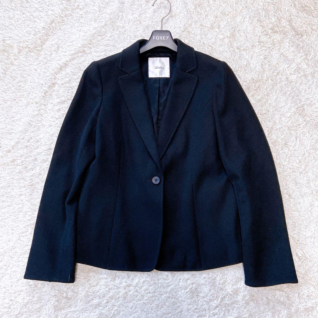 美品　レリアン　テーラードジャケット 現行タグ　近年モデル　9サイズ　黒 店舗人気】テーラードジャケット|レリアン プラスハウス | レリアン