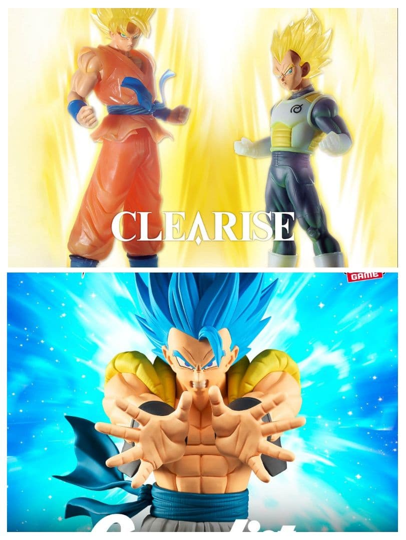 ドラゴンボール超 CLEARISE 孫悟空&ベジータ グランディスタ ゴジータ