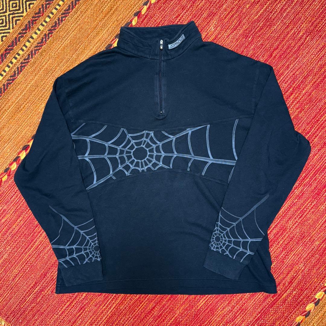 00s Spyder（スパイダー） ハーフジップ 古着 SPYDER スパイダー ハーフジップフリース M ブルー テックファッション