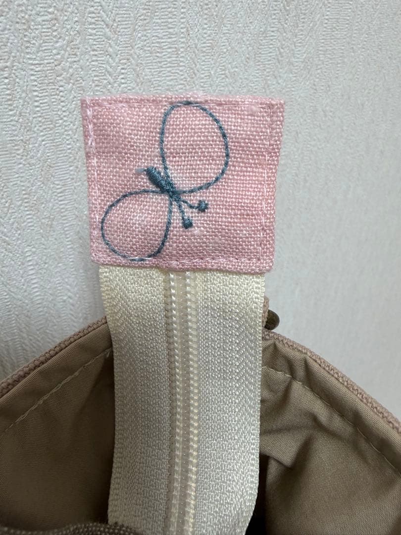 ミナペルホネン＊パッチギャザポケファスナートートL✂️ハンドメイド
