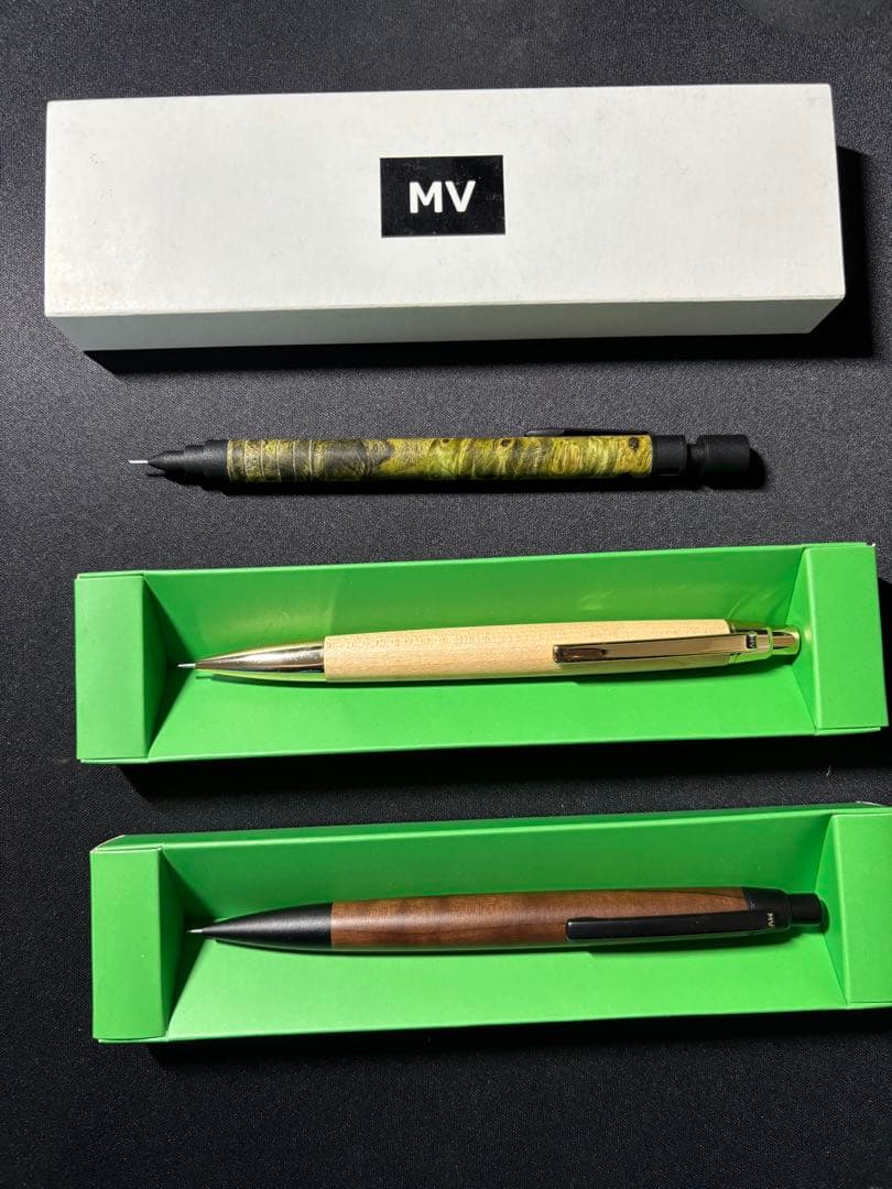 マーベラスウッド　シャーペン　シャープペンシル　3本セット マーベラスウッド 木軸シャープペンシル バディ メープル/ウォルナット