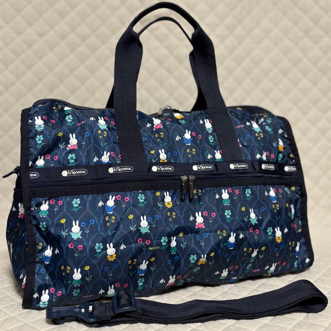 レスポートサック ボストンバッグ ラージタイプ ミッフィー ガーデン