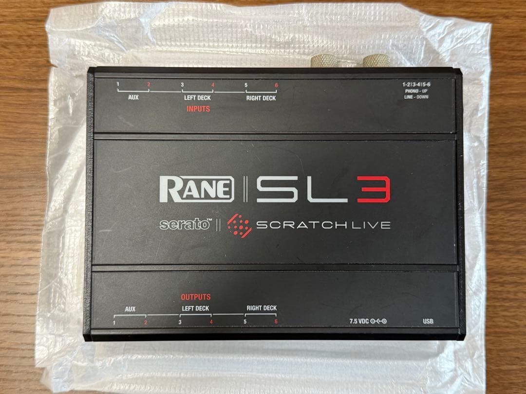 RANE SCRATCH LIVE SL3 DJインターフェース 電源付き - メルカリ