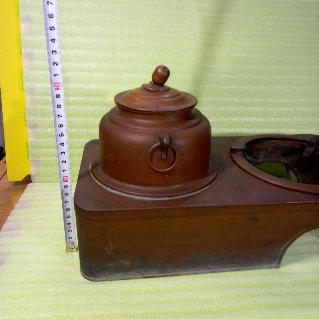 燗銅壺 銅壺 酒燗器 熱燗 湯燗器 お燗 酒器 アンティーク 茶釜 骨董品
