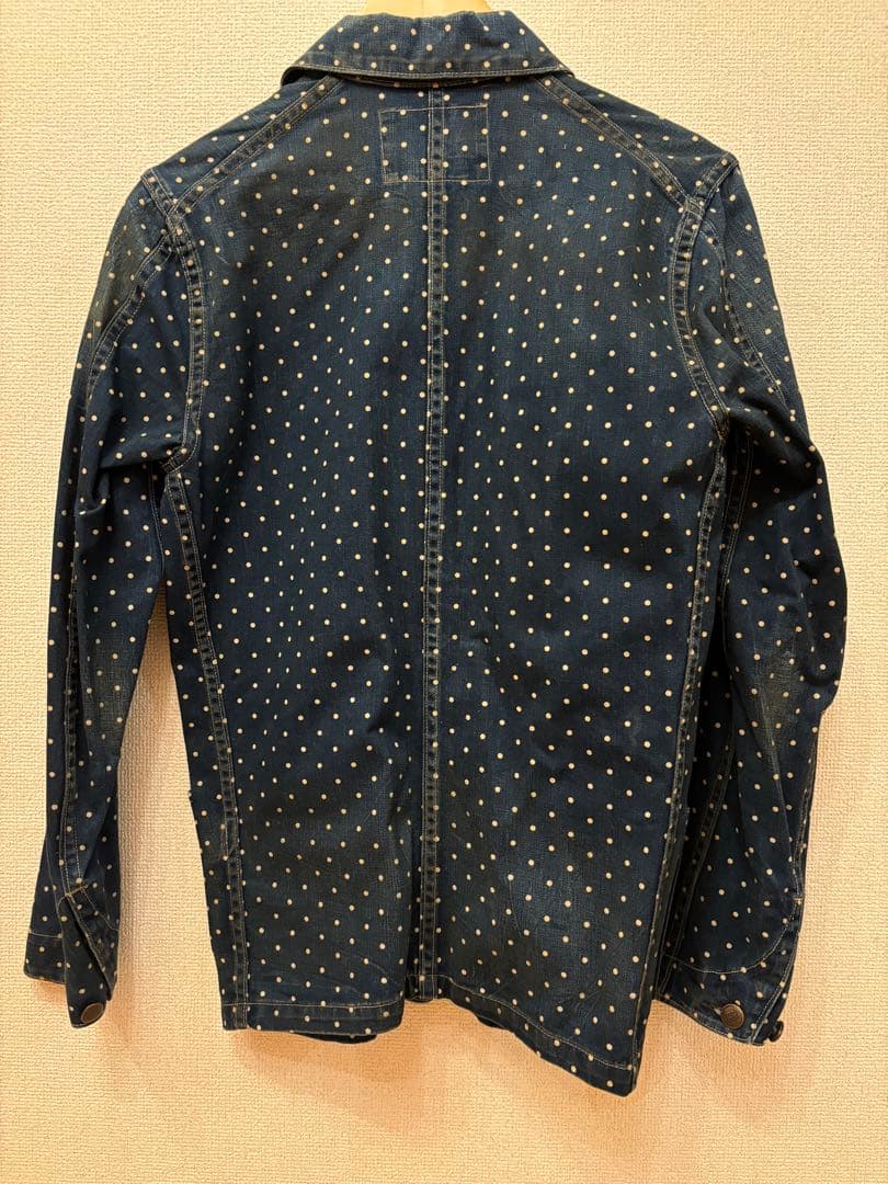 RRL 20'sスタイル ポルカドットカバーオール インディゴ染め - メルカリ