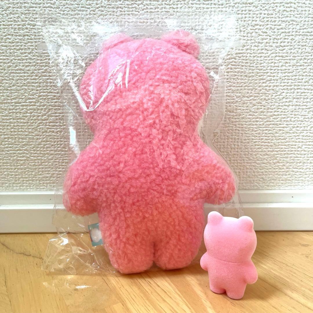 むにゅ ぬいぐるみ プクプク シュピン ピンクちゃん