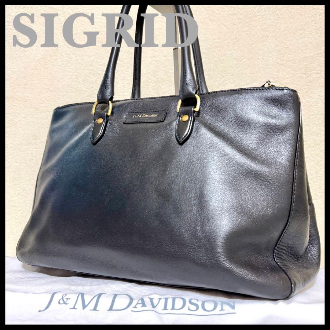 ロゴ美品✨ J&M DAVIDSON SIGRID シグリッド トートバッグ - メルカリ