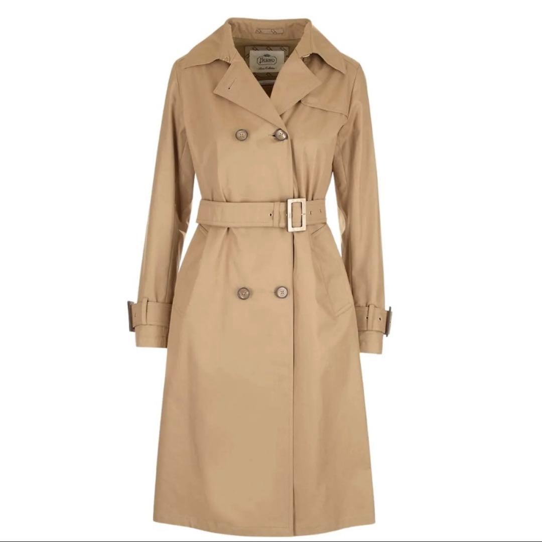美品 Herno ベージュ トレンチコート タグあり 楽天市場】【FINAL SALE】【size36.38】HERNO【ヘルノ】トレンチコート