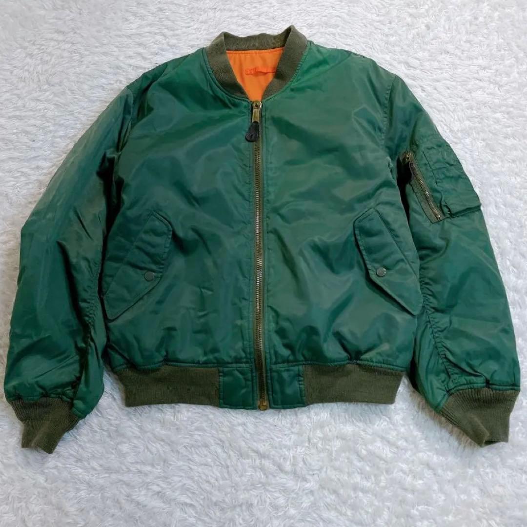 希少】 90s ファントムミリタリー USAF MA-1 L 北朝鮮製 - メルカリ