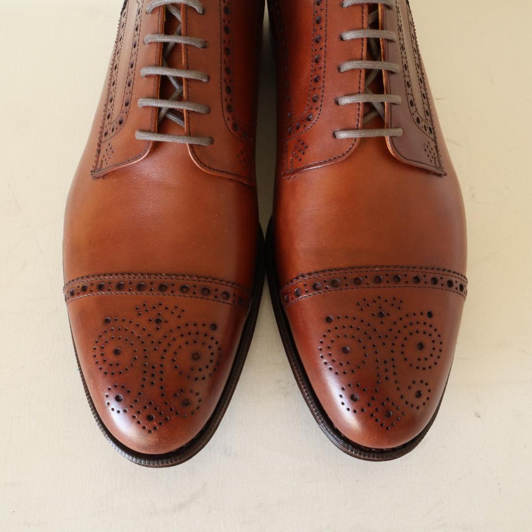 未使用ユニオンインペリアルベガノカーフ　ストレートチップ　8.5 26.5cm