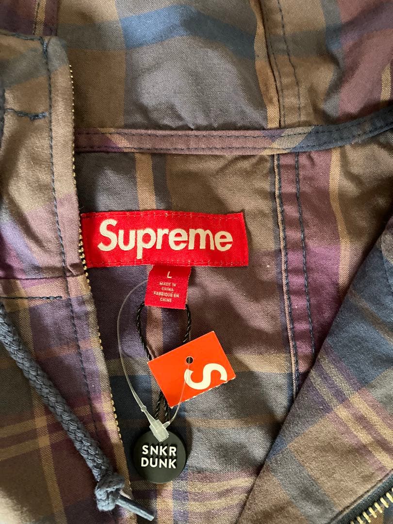 ジャケット・アウター Supreme Cotton Utility Anorak \"Plaid\" L