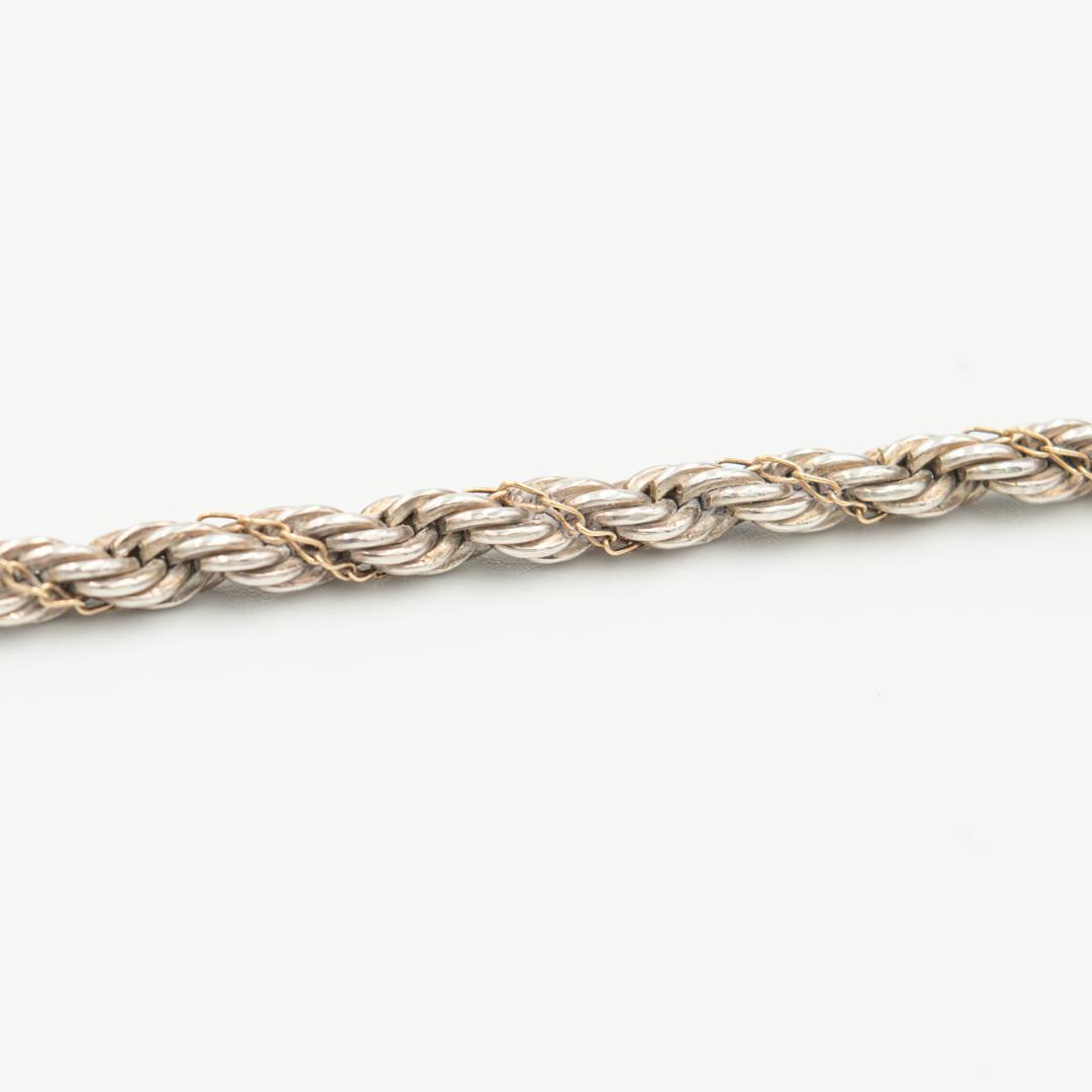 ヴィンテージ ティファニー ツイストロープ ブレスレット 19.8cm 80年代