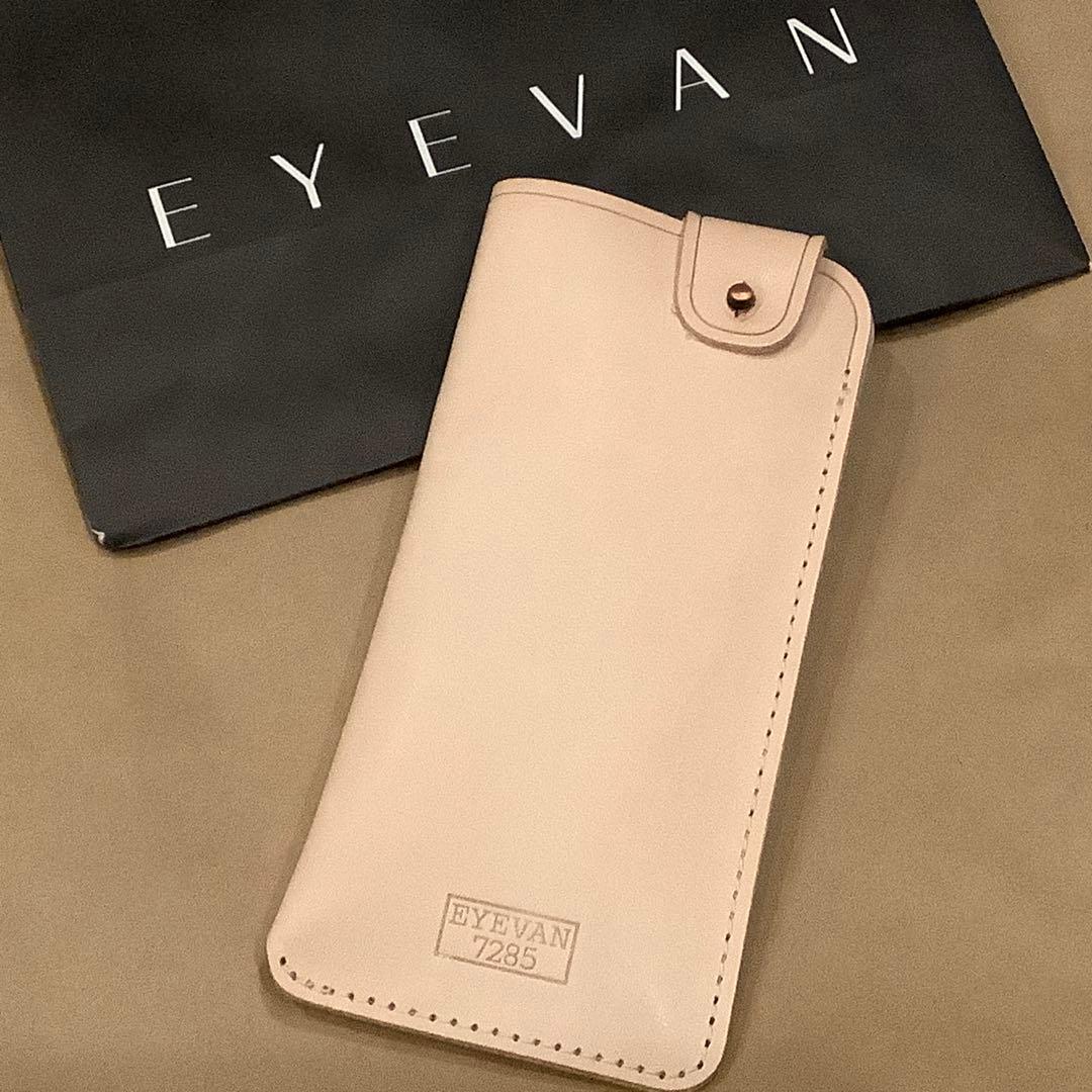 未使用 EYEVAN 7285 アイヴァン メガネ ケース ヌメ 革 レザー - メルカリ