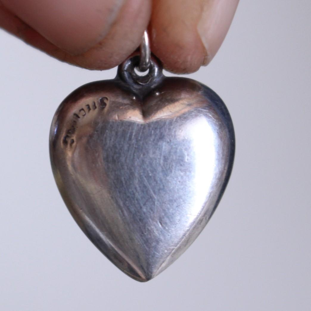 40s スウィートハートジュエリー WW2 シルバー ウィッシュボーン 両