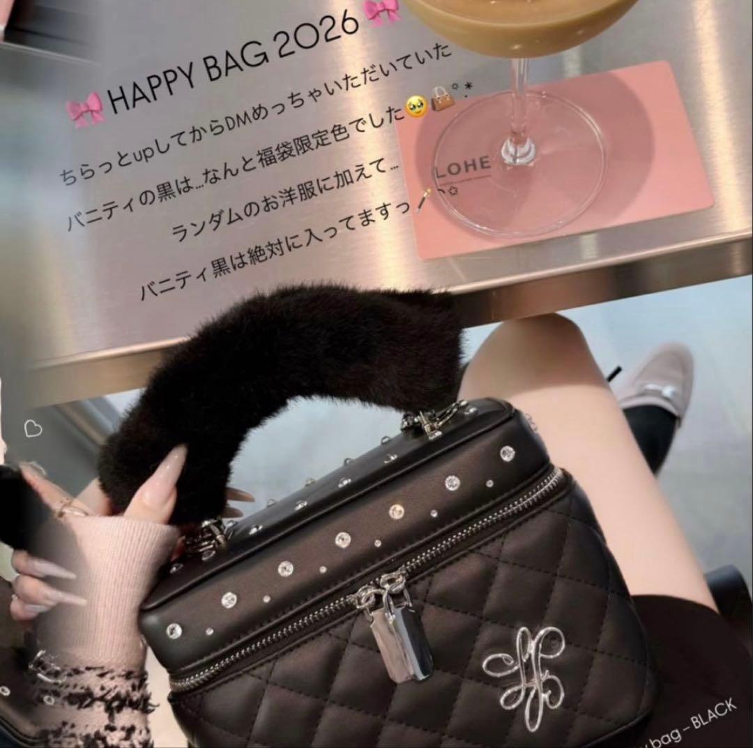 ルミニョン 福袋限定 lumignon vanity bag バニティ ブラック - メルカリ