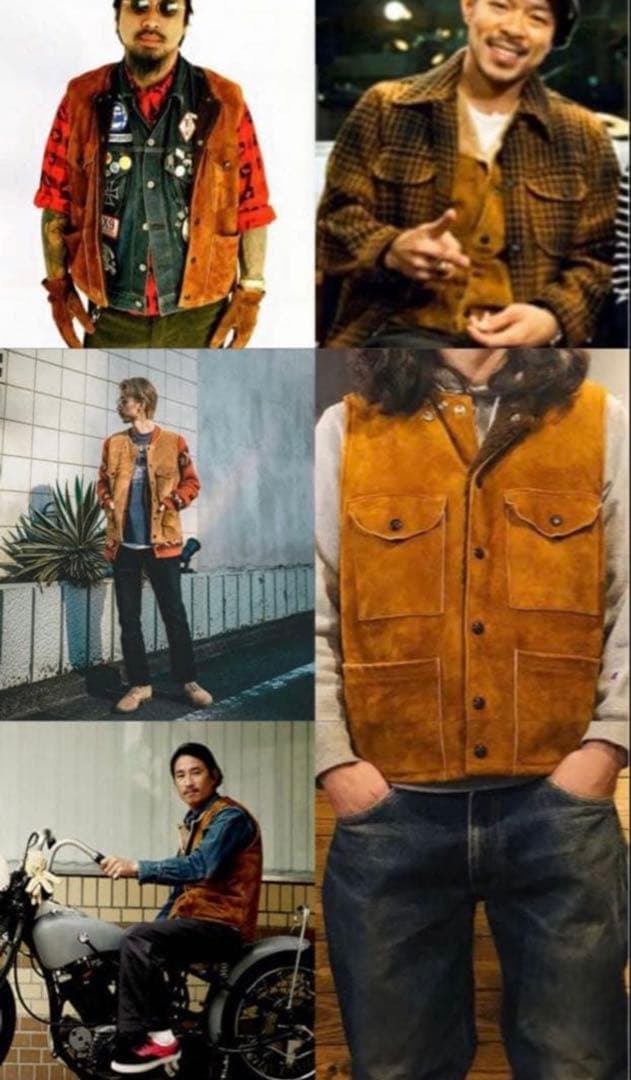 TENDERLOIN テンダーロイン スエードベスト ボア キムタク 初期サイズ