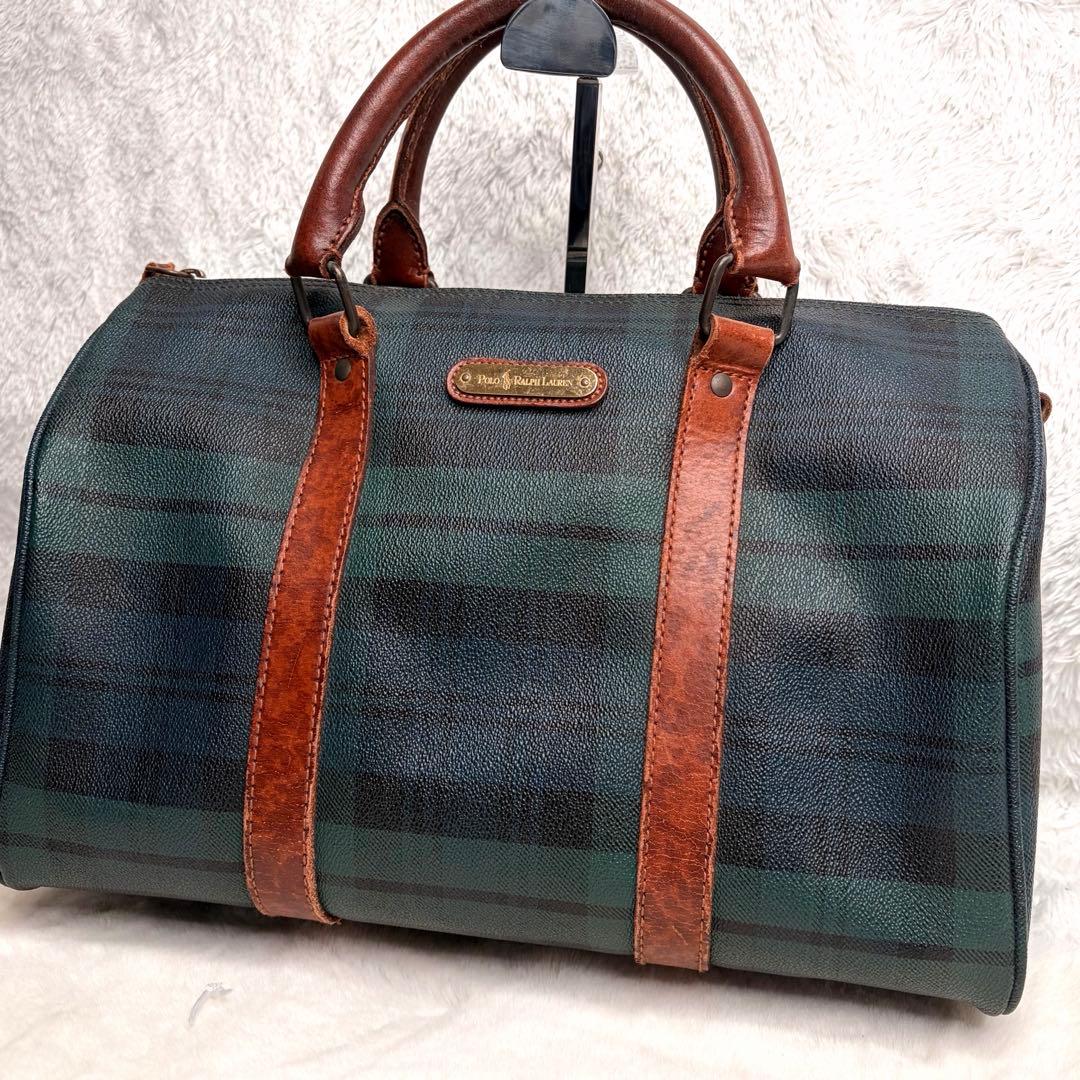 POLO Ralph Lauren ボストンバックミニ ハンドバッグ - メルカリ