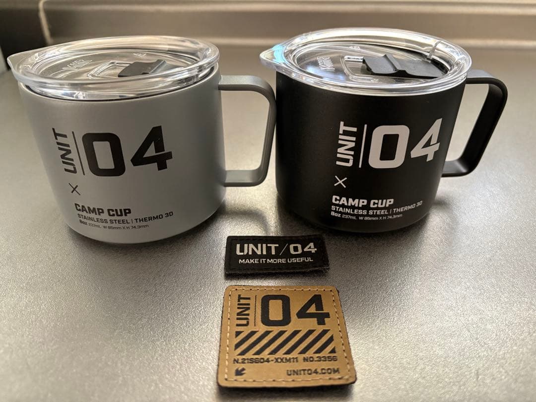 UNIT/04 CAMP CUP ステンレス製マグカップ 2色セット！おまけ付 UNIT/04 <CAMP CUP 8oz> | CAMP GEEKS