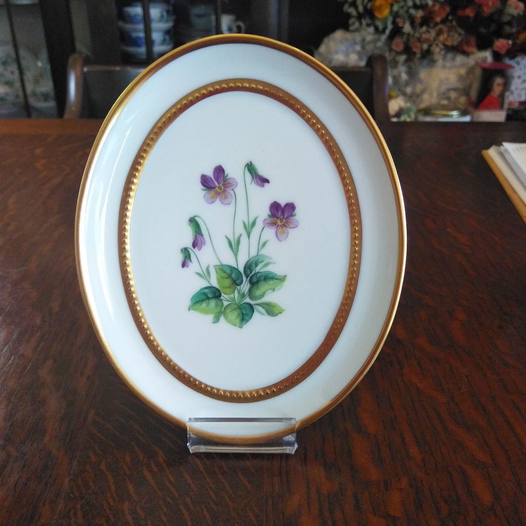 アウガルテン メドウフラワーズ（6314V）飾り皿 すみれ - メルカリ