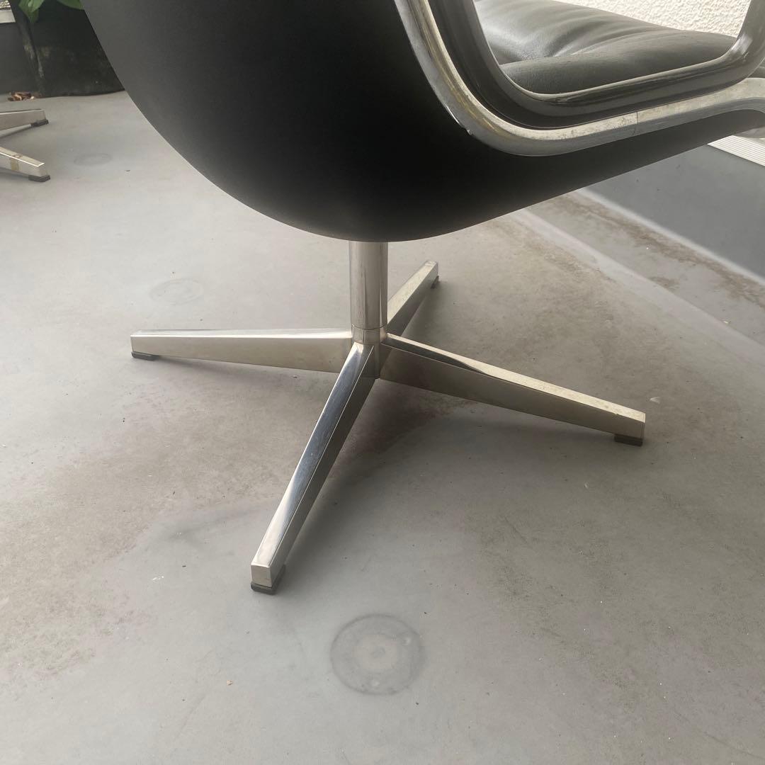 激レアknoll ポロックチェア極初期71スイーベルラウンジ 検ハーマンミラー