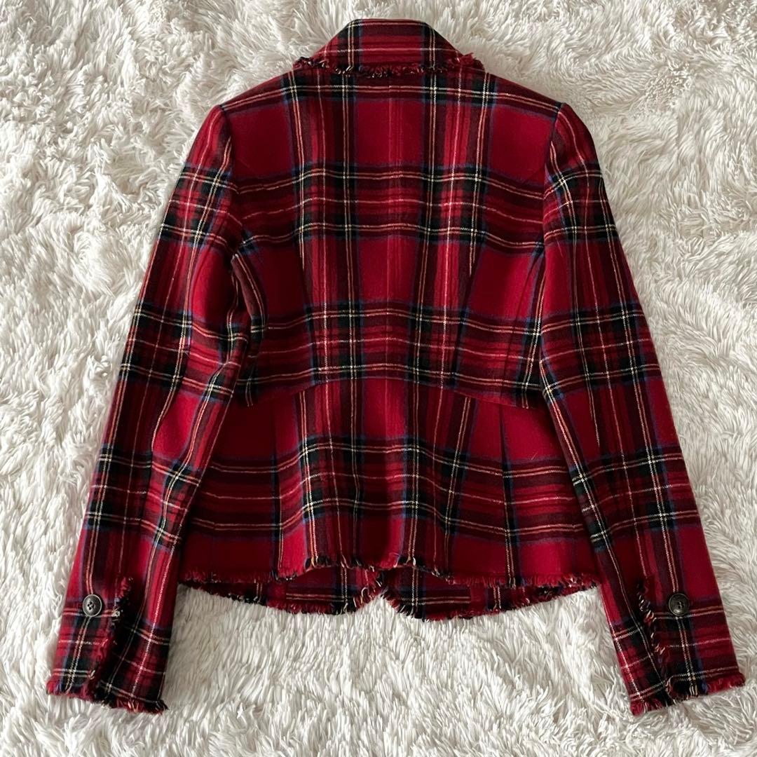 美品 バーバリーブルーレーベル タータンチェック テーラード