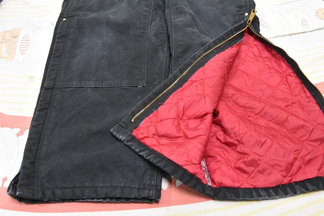 カーハート オーバーオール USA製 17068 ライナー付 ダブルニー 90