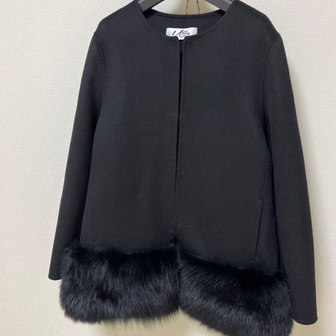未着用♡お値下げ u_big ファーコート 石井毛皮 - メルカリ