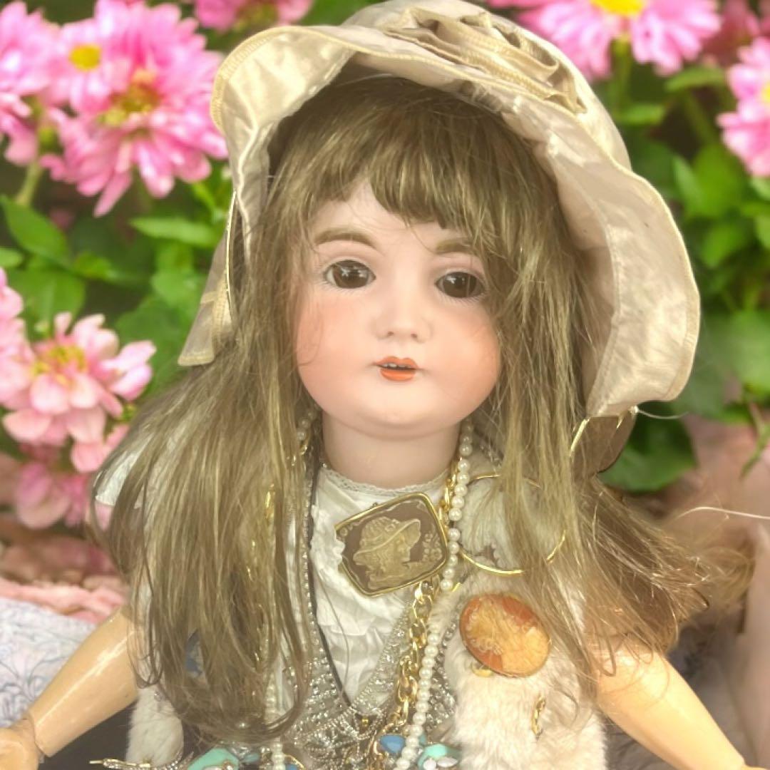 まるこ様専用 アンティーク ビスクドール ケストナー 164 シェルカメオ