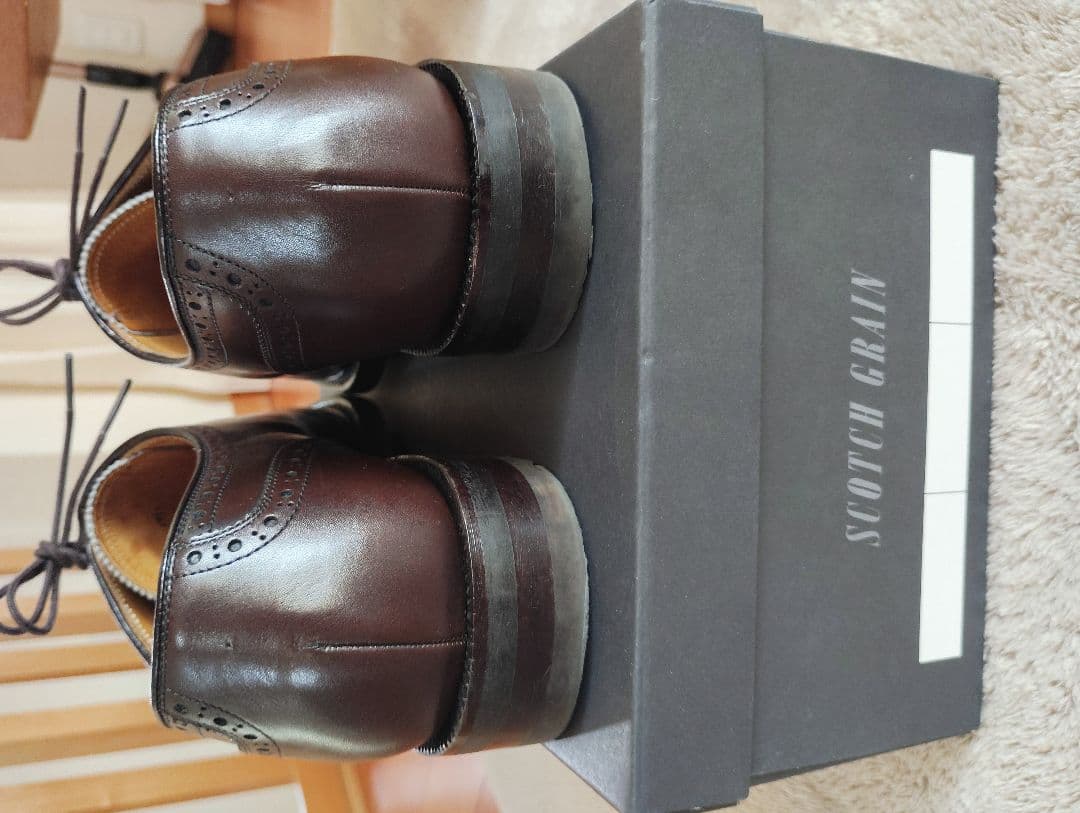 SCOTCH GRAIN スコッチグレイン ブラウン 25.5EEE