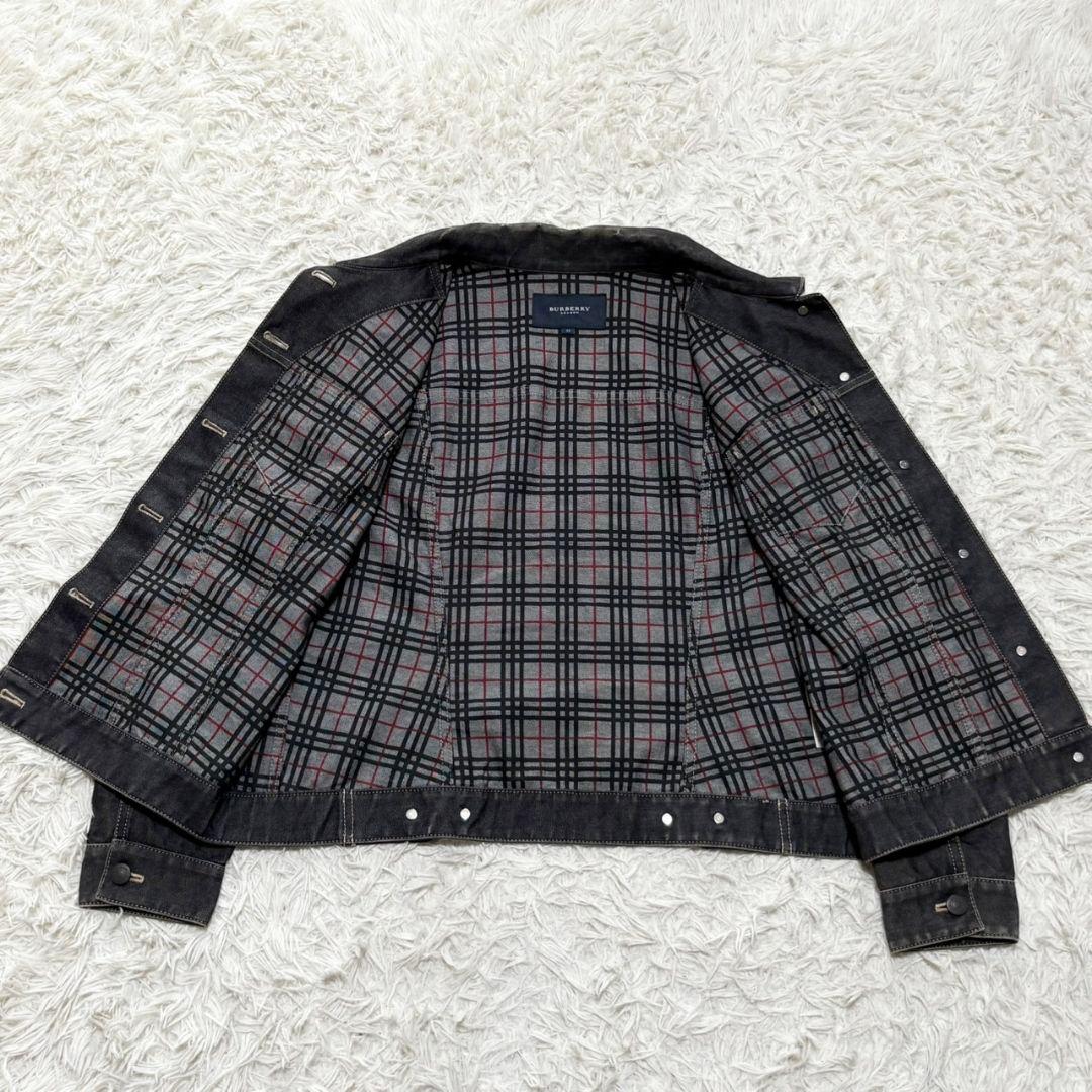 美品 バーバリー ロンドン デニムジャケット ノバチェック - メルカリ