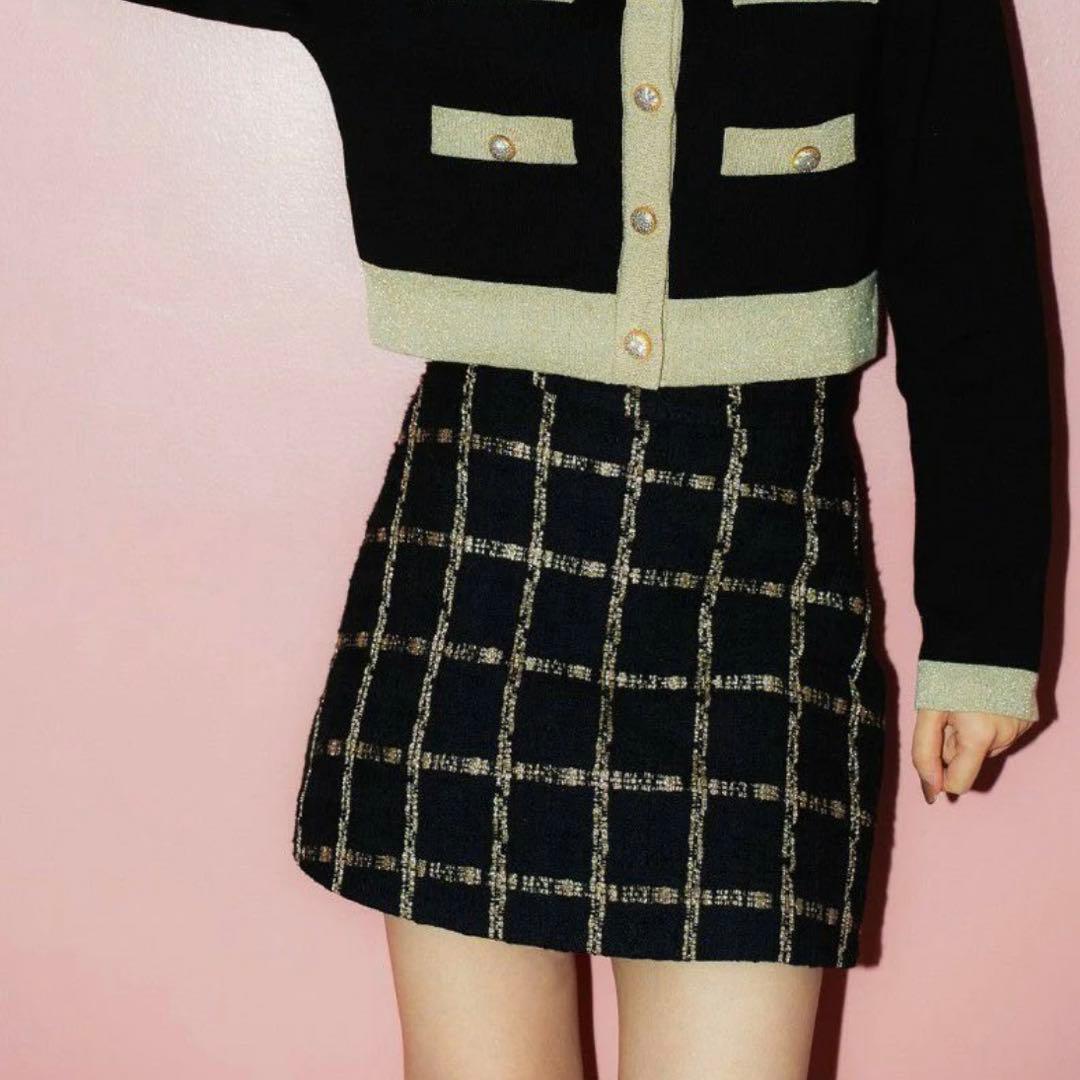 新品未使用】sheller キュロットスカート M ブラック 秋冬コーデ